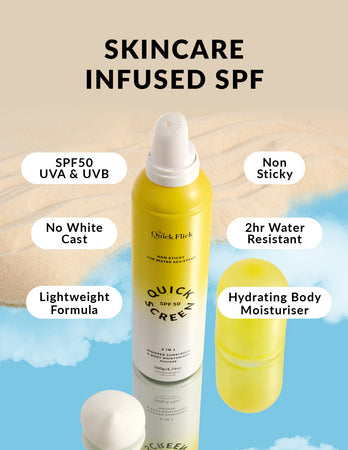 SPF50 Whipped Sunscreen & Body Moisturiser Mousse